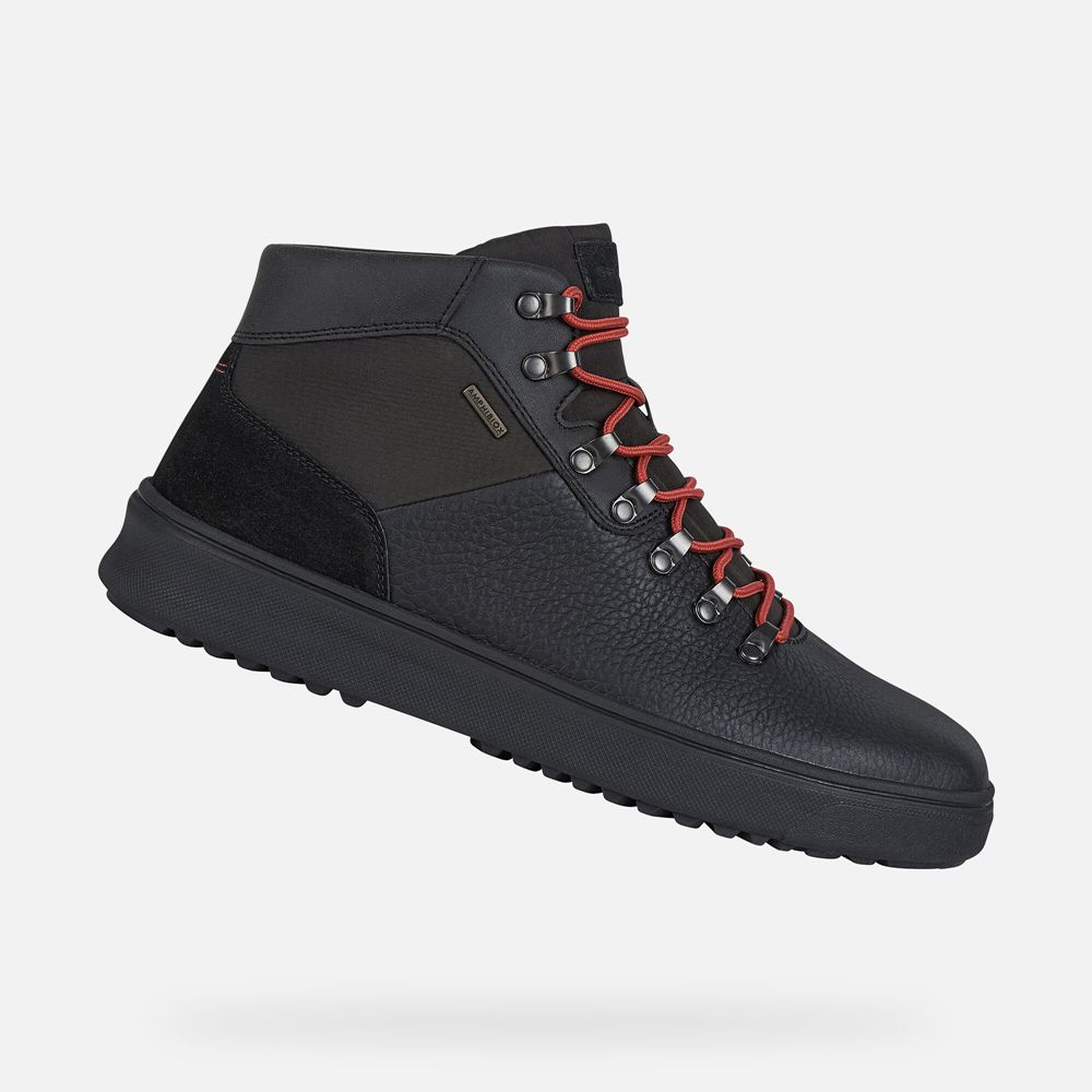 Geox Boots Black U Cervino B Abx - Geox Mens Shoes - QNSRKD265